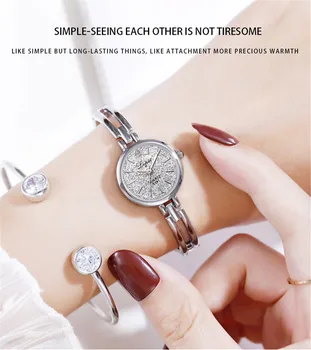 

2020 reloj mujer New Simple Ladies Watch Trend Fashion Quartz Watch luxury Ladies Watch Jewelry Female Clock Dropship relogio