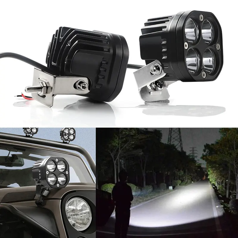 Horno oración Pautas 3 Inch 40W LED Work Light 4000LM 6000K White Spotlight Car Working Lamp 12V  24V 4x4 accessories off road luces led para auto _ - AliExpress Mobile