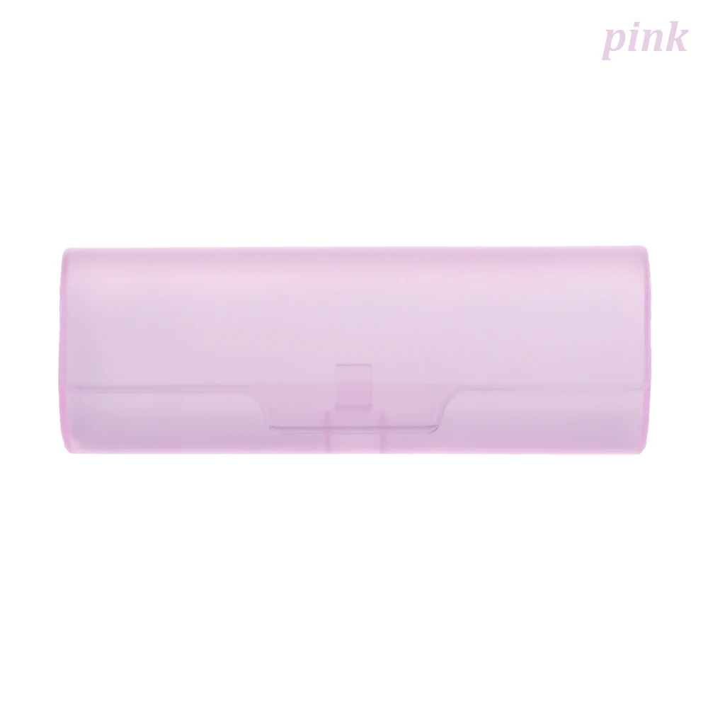 Модный детский Кожаный Чехол для очков унисекс для мужчин и женщин, жесткий защитный чехол для очков для чтения, чехол для солнцезащитных очков, чехол - Цвет: other-pink