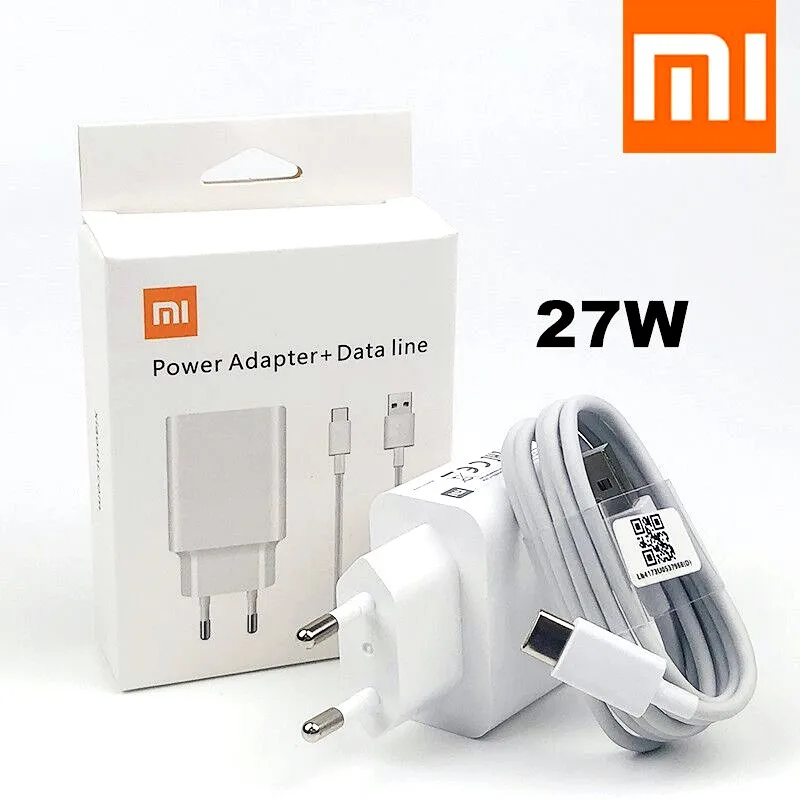 Оригинальное быстрое зарядное устройство Xiaomi 27 Вт QC 4 0 турбозарядный адаптер Usb C
