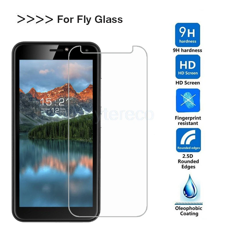 9H Защитная пленка из закаленного стекла для Fly Sky power Plus 5000 стеклянная крышка Life Geo 4