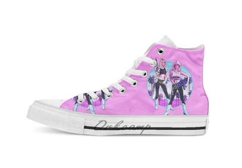 

Hard Ticket to Hawaii Big Guns breathable Casual High Top lace-up Canvas shoes sneakers Drop shipping