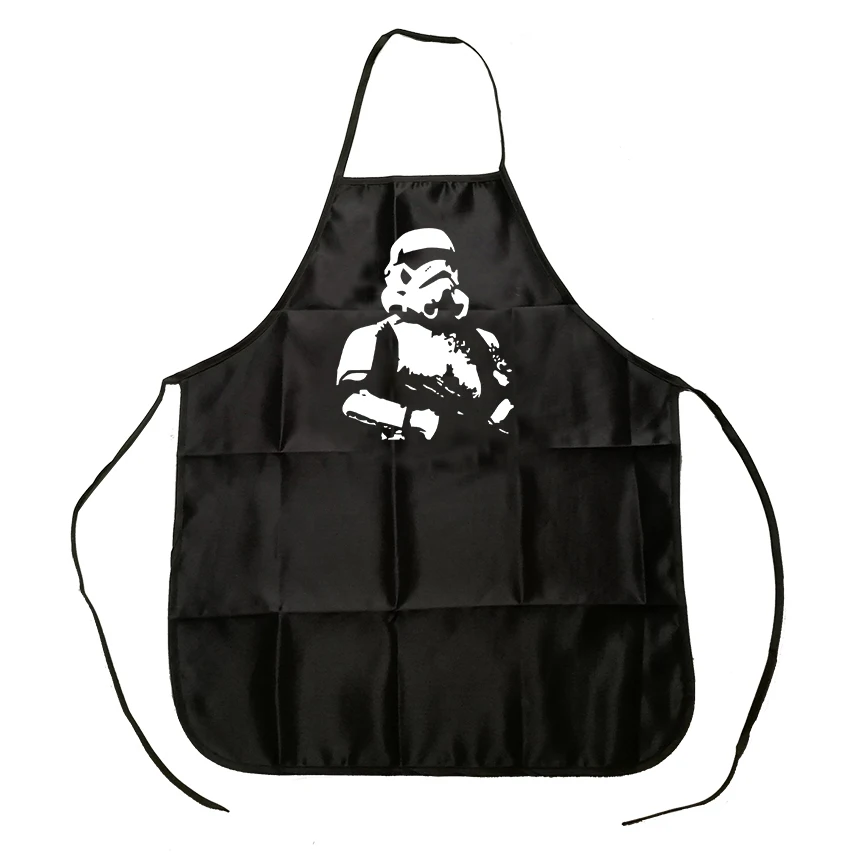 Star Wars Chef Apron Storm Trooper Galactic Empire For Women Man BBQ Cleaning Cooking Apron Kitchen Baking Accessories Fans Gift
