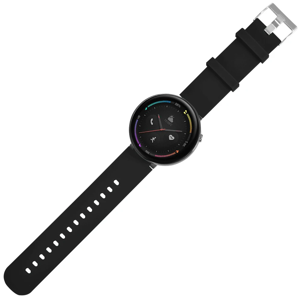 HANGRUI для Xiaomi Huami Amazfit Watch 2/Amazfit Verge 2/A1807 мягкий силиконовый спортивный ремешок на запястье ремешок быстросъемный браслет