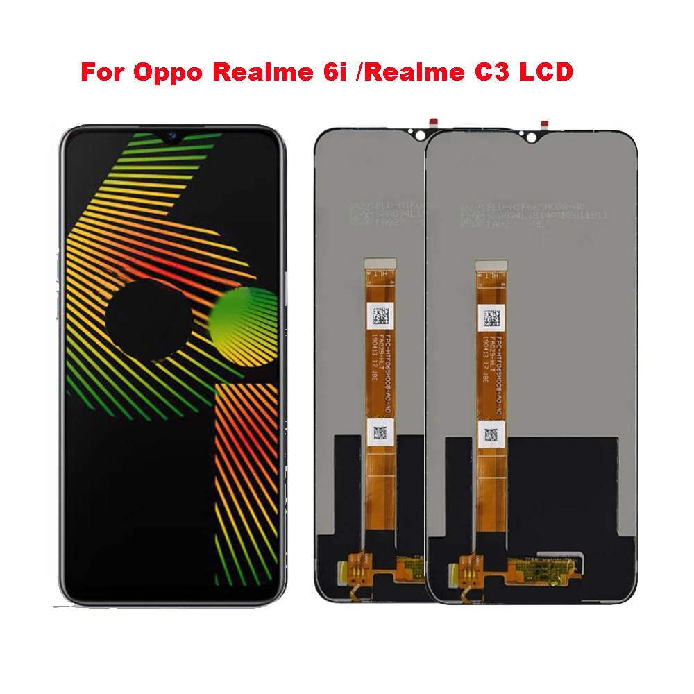 Оригинальный 5 5-дюймовый ЖК-дисплей для Oppo Realme 6i RMX2040 C3 C3i RMX2027 | Мобильные телефоны