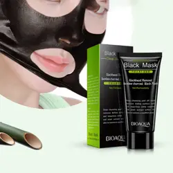 Натуральный Бамбуковый уголь маска blackhead удалить поры очищающий Отшелушивающий черная маска для лица