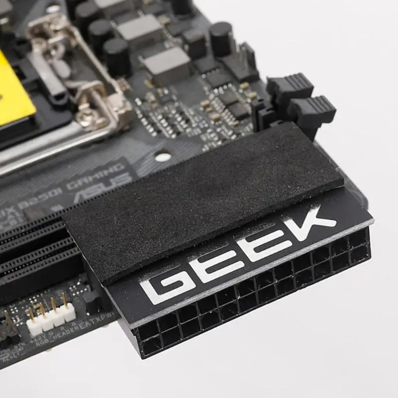 ATX 24Pin Женский к мужскому адаптеру питания отличный ABS пластик длительный прочный