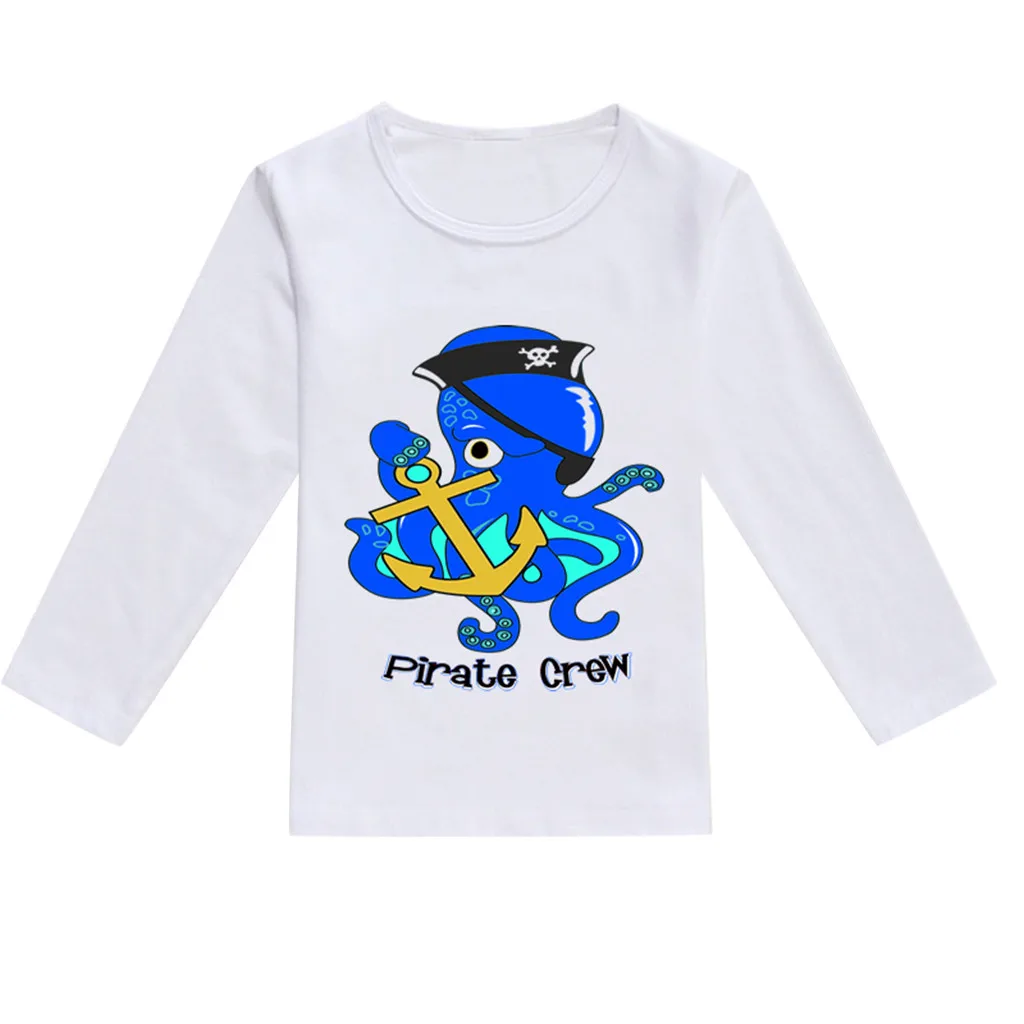 Детская одежда футболки с длинными рукавами с героями мультфильмов топы с принтом для маленьких мальчиков и девочек, футболка Kiz Bebek Giyim, повседневная одежда# BL2