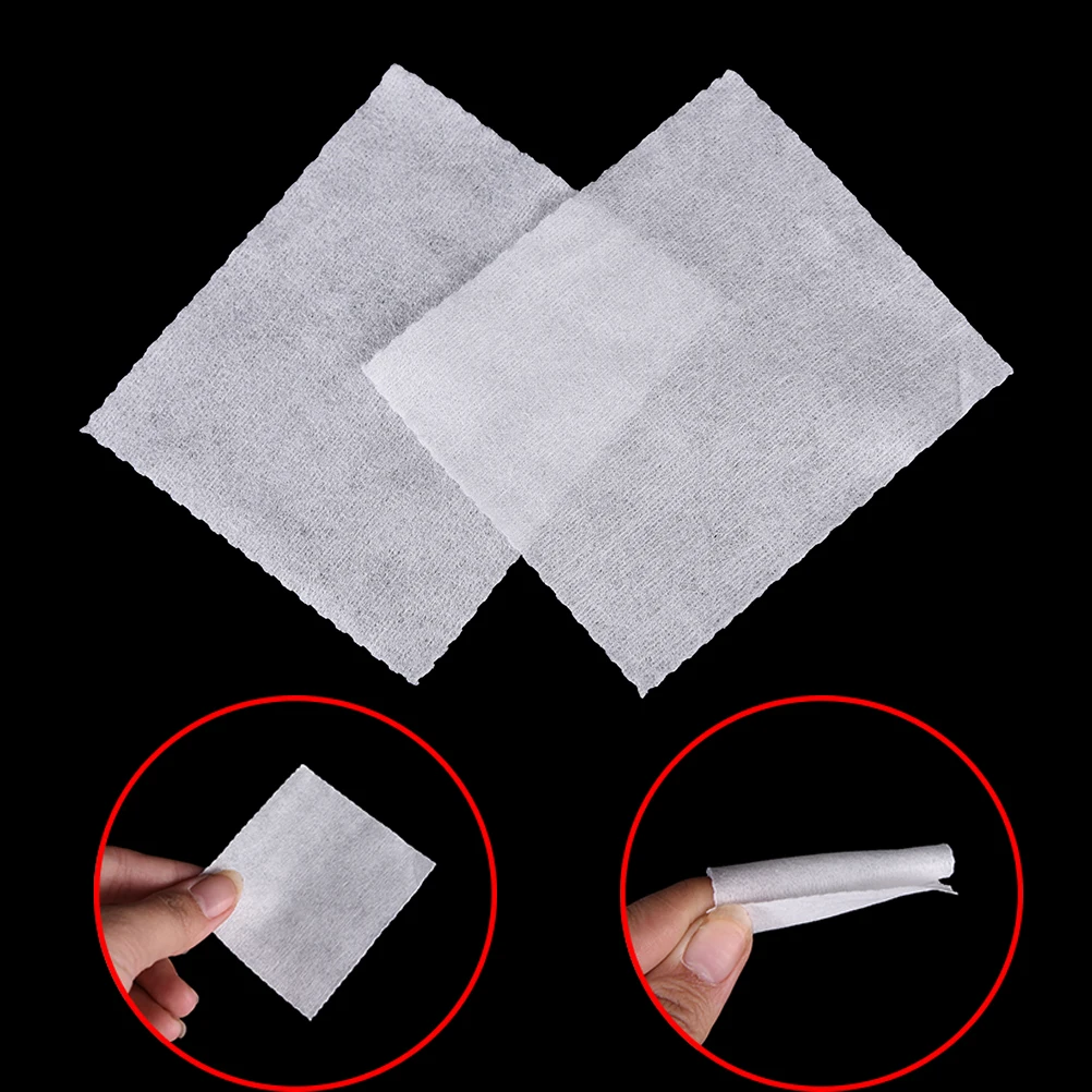 Limited 100pcs/pack Make Up Remover Cotton 7cm*6cm White Nail Art Wipes Uv Gel Polish Remover Cleaner Wipe Cotton Lint