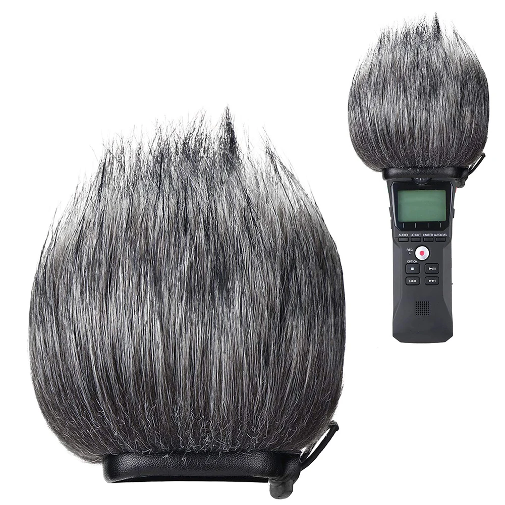 

Outdoor Stereo Cover Noise Cancellation Windproof Replacement Microphone Windshield Shield Removable Easy Install For Zoom H1