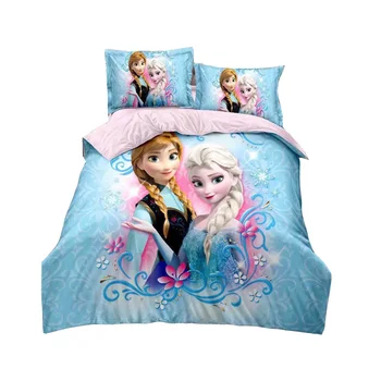 

disney princess duvet cover set twin size bedding for girls bedroom decor single bedclothes coverlet children kids bed sheets