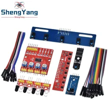 1 4 5 8 Channel TCRT5000 IR Photoelectric Switch Barrier Line Track Module Infrared Obstacle Avoidance Sensor For Arduino DIY