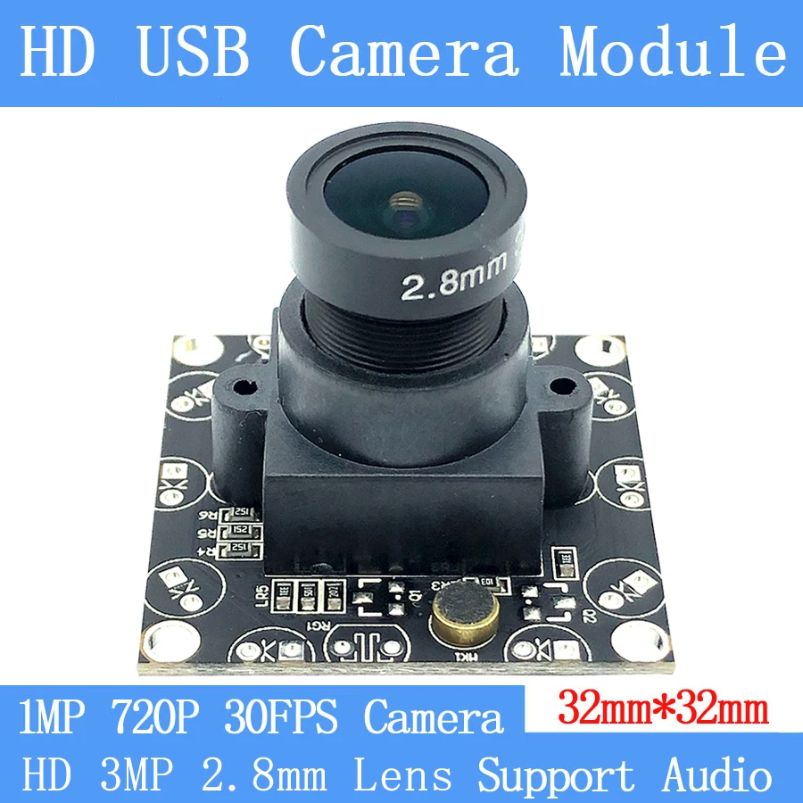 Камеры наблюдения PU'Aimetis 2 МП 720P HD 3 Мп 8 мм объектив USB2.0 модуль камеры|camera
