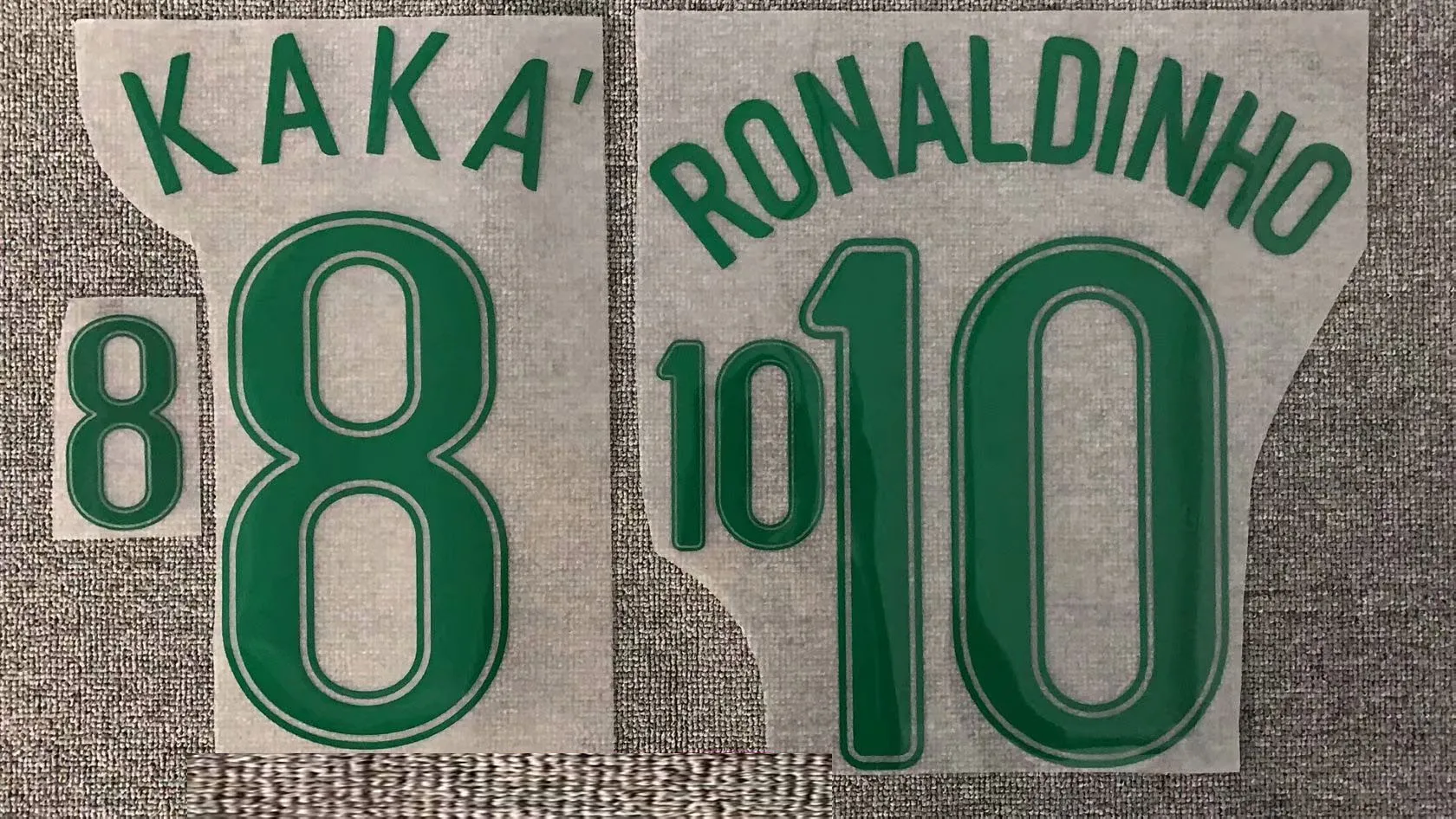 2006 #10 RONALDINHO Nameset #8 KAKA Printing Iron On Patches Soccer Badge | Дом и сад