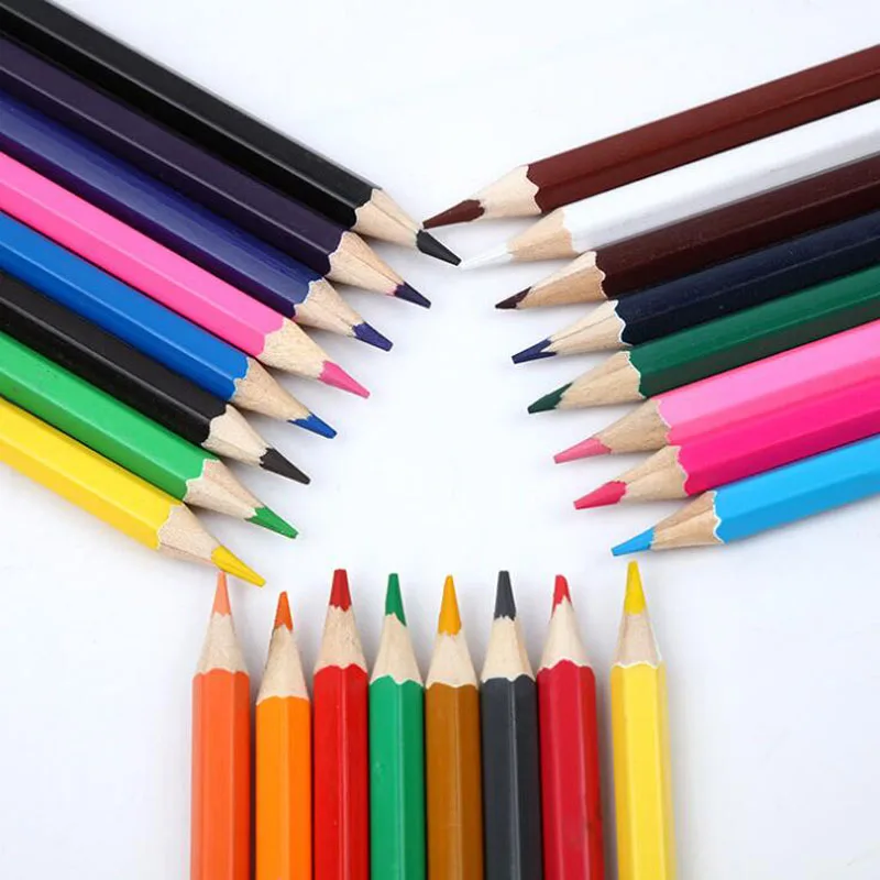 

12/24/36 Colors HB/2B Colored Pencil Chancellory Children Painting Colour Non-Toxic Colored Pencil Painting Art School Supplies