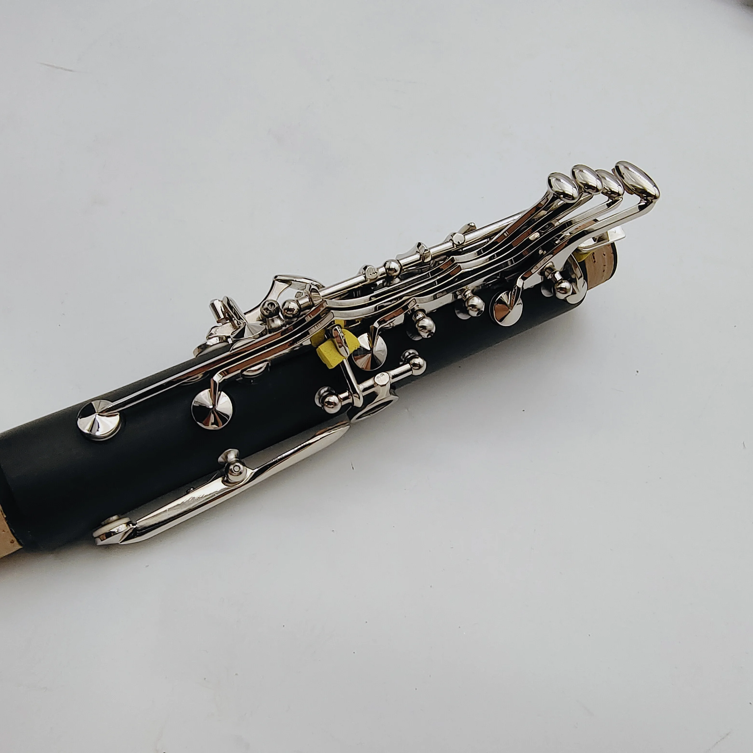 Clarinet C Tune Ebony Wood or Bakelite Sliver Plated Keys With Mouthpiece