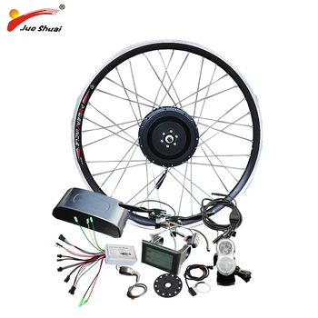 

48V 500W Bicycle Electric bike Conversion Kit Brushless Hub Motor 26" 700C Front Wheel Bike kit Suit for E-bike Mountain Bike