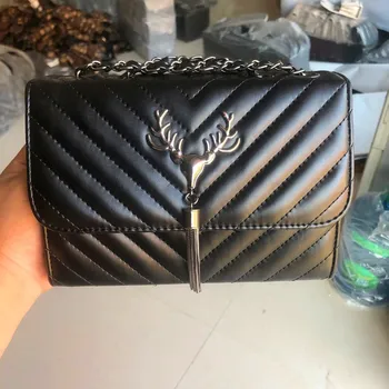 

Women's Bags 2020 Summer New Korean Fashion Chain Rhombus Tassel Shoulder Bag Messenger Bag Ladies Messenger Bag Louise Handbag