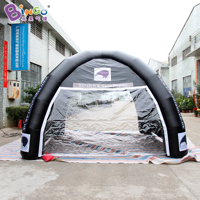 

Free Shipping Four Legs Type 5 Meters Inflatable Spider Tent with Transparent Door Blow up Tent for Advertising Toy