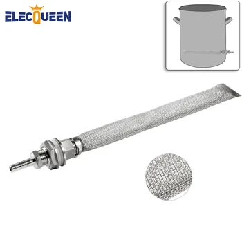 

12" Kettle Bazooka Screen Kit Weldless Kettle/Keg Convert Kit,1/2" NPT Weldless Bulkhead & Hose Barb Homebrew Hardware