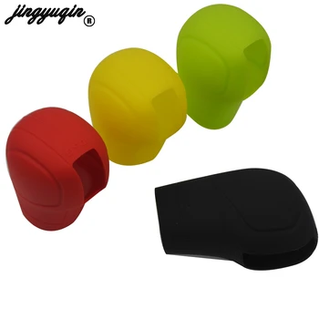 

jingyuqin Colorful Popular Universal Manual Protection Car Silicone Gear Shift Collars Cover Handbrake Grips for Car