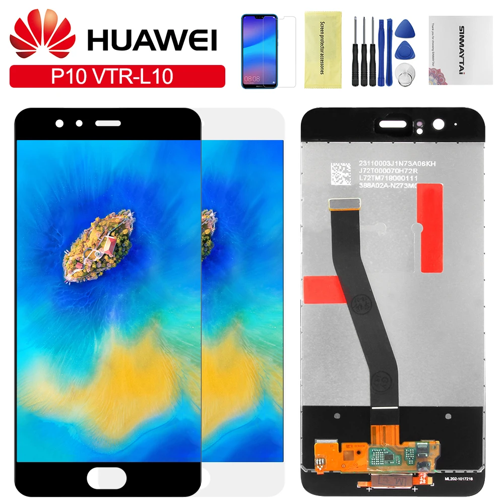 

5.1'' P10 LCD For HUAWEI P10 Display Touch Screen with Frame Replace For HUAWEI P10 Display VTR-L09 VTR-L10 VTR-L29 LCD