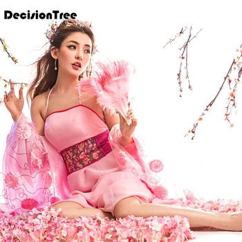 

2020 woman chinese traditional dance costumes elegant fairy performance hanfu embroidery oriental tang ancient photography dress