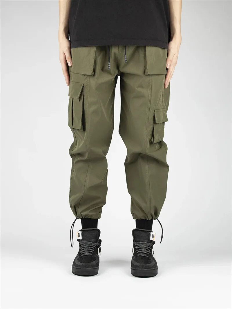 

2020Hot style Sew Men's Multi-Pocket Cargo Pants Autumn Winter Men's Sport Casual Pants Popular Logo Outdoor Fitness Pants