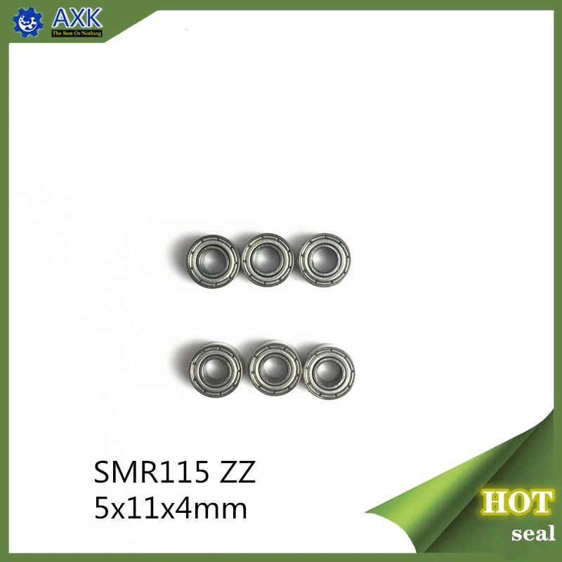 SMR115ZZ подшипник 5*11*4 мм (10 шт) ABEC-1 Нержавеющая сталь шариковые подшипники, экранированный SMR115Z SMR115 Z ZZ