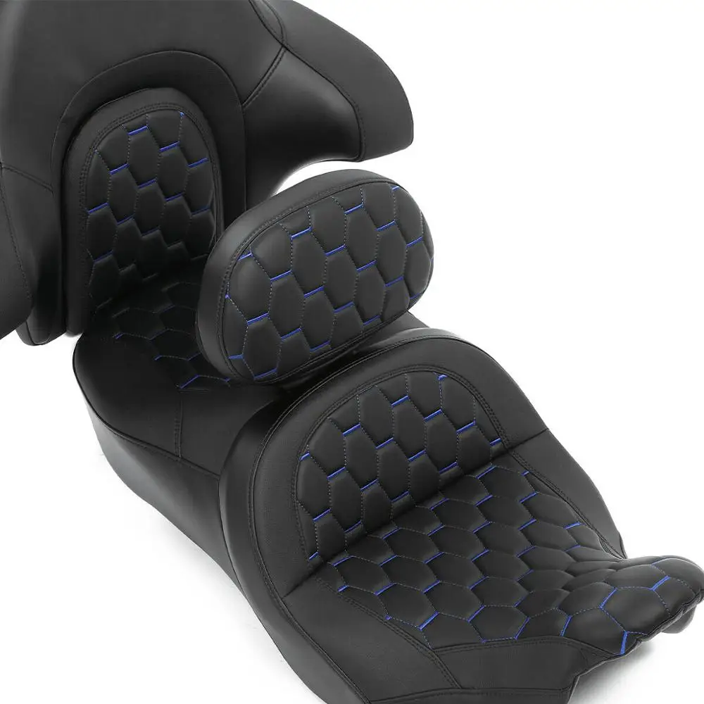 Motorcycle Two-up Seat Backrest For Harley Touring Street Electra ...