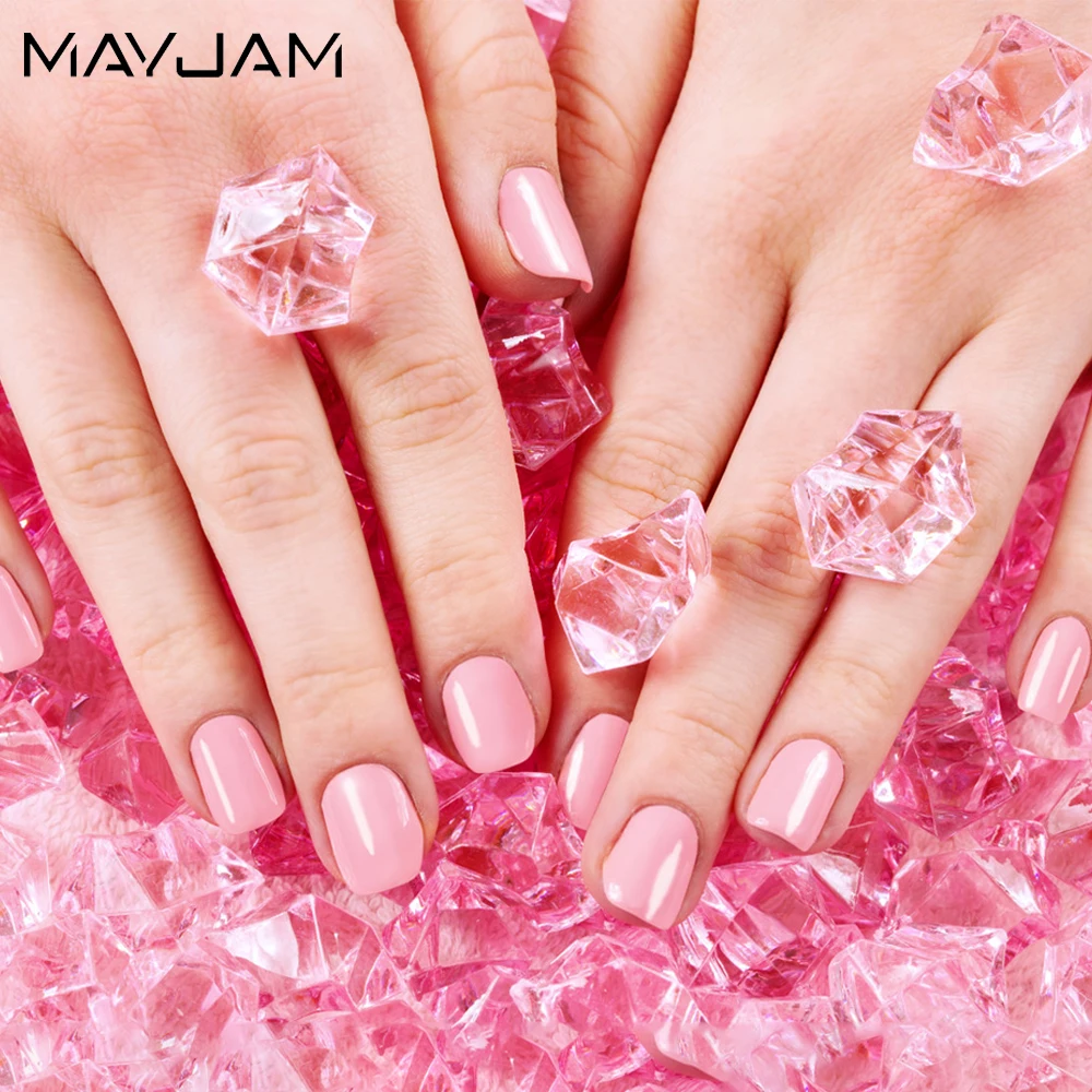 8ml Nail Polish 48pcs/set Pure Series Semi-permanent Varnish Soak Off UV Gel Nail Lacquer Base Top Coat Gel Nails Art Decoration