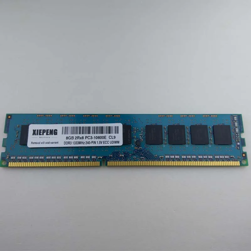 Для HP ProLiant MicroServer Gen8 G2020T G1610T G7 N54L Server 4 Гб 2Rx8 PC3 10600E ECC RAM 8 DDR3 1333 МГц без буфера