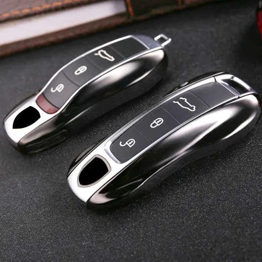 Чехол для автомобильного ключа, чехол для porsche panamera macan boxster cayenne 971 911 718 9YA, дистанционный смарт-держатель для ключей, Защитная крышка для брелока
