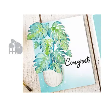 

JC Green Potted Plants Metal Cutting Dies Scrapbooking Mold Die Cut Stencil Handmade DIY Card Make Mould Model Craft Decoration