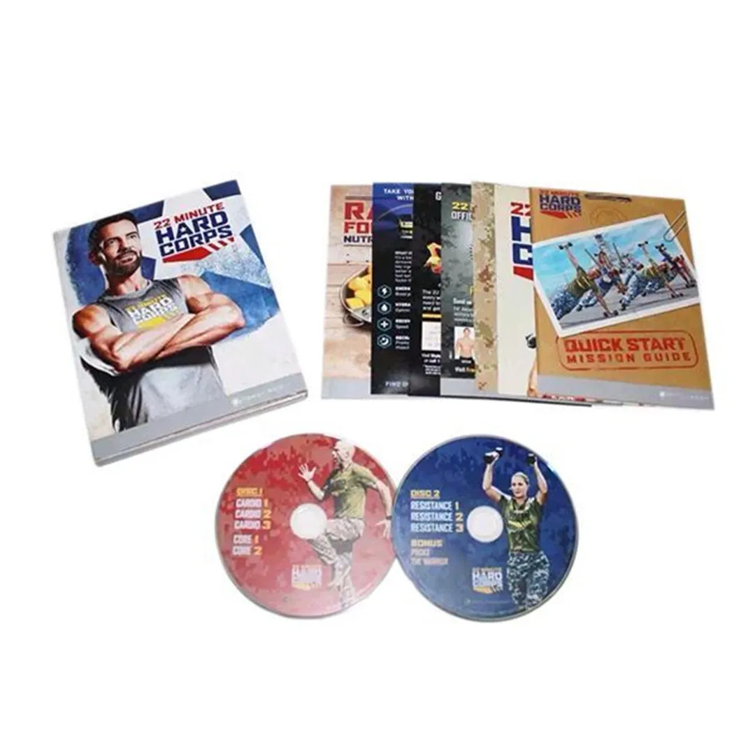 Полный набор 22 минут жесткий корпус тренировки DVD фитнес-программа