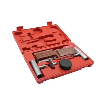 

Hot 57Pcs Tire Repair Kit Flat Tire Repair for Car Truck Motorcycle Home Plug Patch Garage Tools Tools For Auto