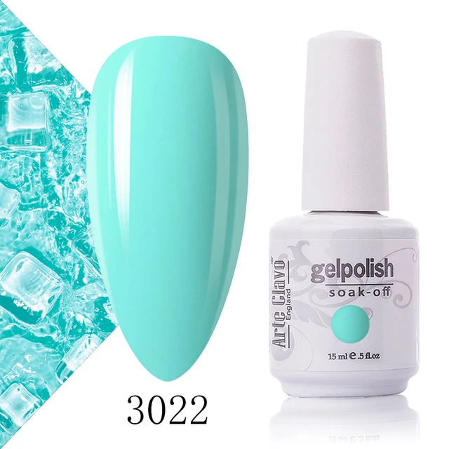 Arte Clavo 131 Colors Gel Polish Nail Gel Varnish Paint Semi Permanent Nails Art Gel Nail Polish For Manicure Top Coat Base Coat 3022