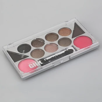 

Professional Woman Makeup RIHAO 6 Color Eyeshadow Palette With 2 Color Eye Powder And 2 Color Blush Combination In One Set