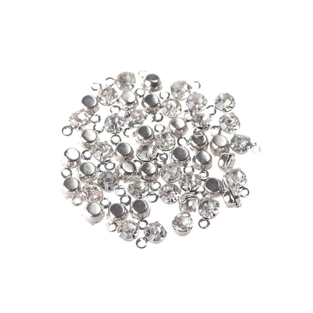 Mini Rhinestone Buckle DIY Doll Accessories