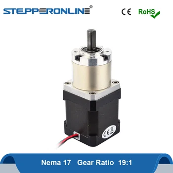 

Nema 17 Stepper Motor Gear Ratio 19:1 Planetary Gearbox 42 Motor Extruder 1.68A L=48mm Nema17 Stepping Motor