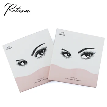 

3 pairs of magnetic eyelashes 3D false eyelashes magnetic eyeliner waterproof long-lasting eyelash curler set makeup tool