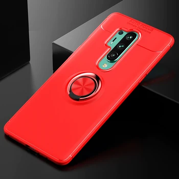 

30pcs/lot Case For Oneplus 8 Pro Rotary Buckle Ring Anti-Knock Invisible Stand Matte TPU Case For Oneplus 8 Pro