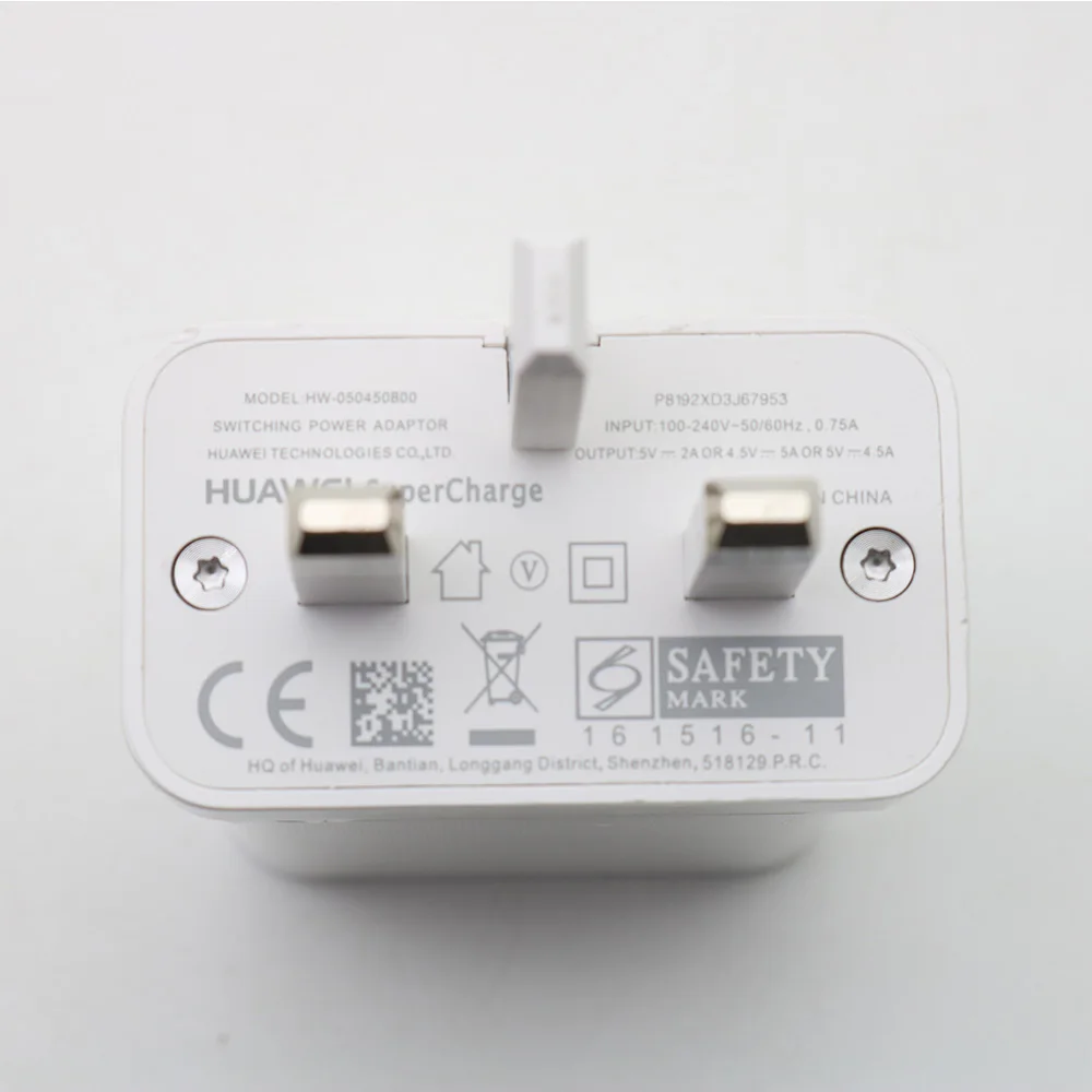 Настенное зарядное устройство USB huawei для путешествий SuperCharge Fast 5V4. 5A 5А usb type C кабель P20 Pro Lite P10 P9 Plus Mate10 Mate9