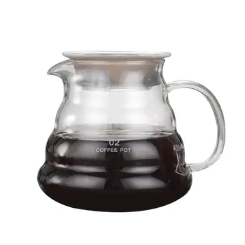

Pour Over Coffee Dripper Glass Slow Brewing Accessories for Home Cafe Restaurant Q6PE