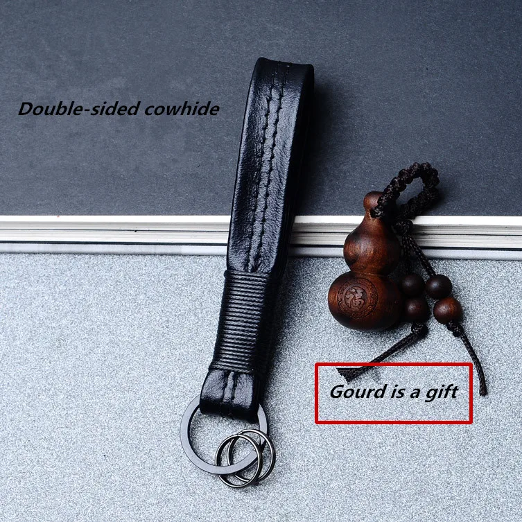 Кожаный брелок креативный ключ веревка для Audi BMW шнурок для ключей Кожа автомобильный брелок талия кожа простые мужские и женские высокого класса