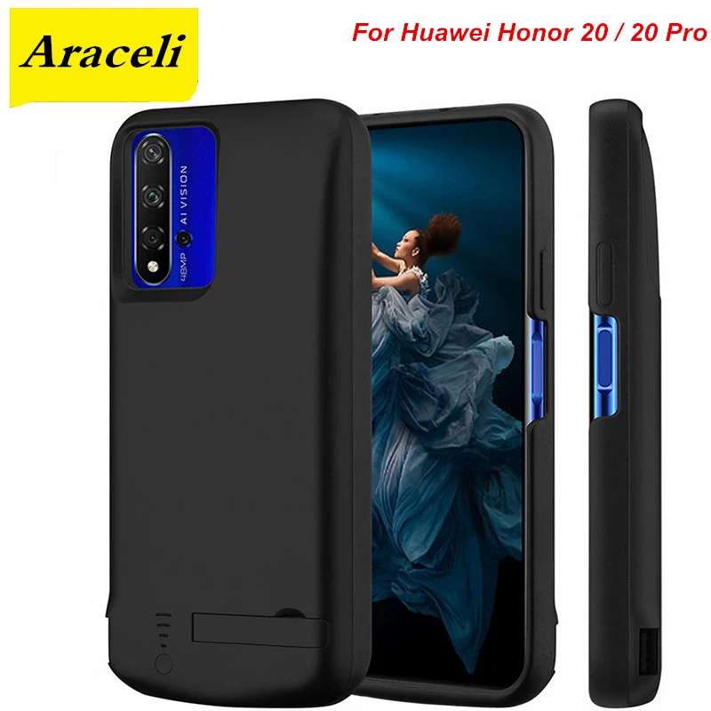 Чехол с аккумулятором 5000 мАч для Huawei Honor 20 Pro чехол зарядным устройством смартфона