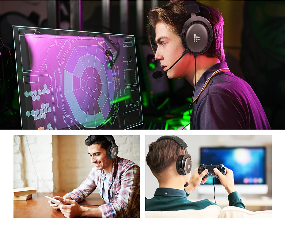Tronsmart Sono Gaming Headphones Headset Gamer Wired Headphones for computer with Mic for PS4,Xbox One,Switch and Mobile Devices (7)