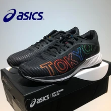 Оригинальное новое поступление Аутентичные ASICS DynaFlyte 2 мужские устойчивые кроссовки ASICS Спортивная обувь Кроссовки Tianjiao