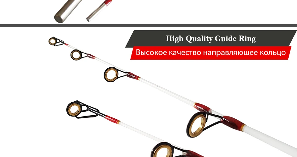 K8356 Mini Ice Fishing Rod Raft Rod Portable Winter Fishing Ice Rods Ultralight EVA Handle Fiberglass Fishing Tackle 55cm 75cm_04