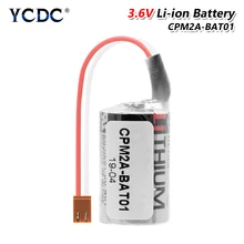 YCDC 3,6 V 1000mAh CPM2A-BAT01 PLC батарея для Omron CJ1 CPM2A CQM1H NS7 резервная батарея для промышленных PLC батарей управления